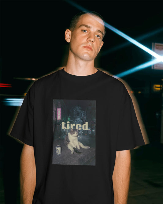 MIDNIGHT OVERSIZED TEE