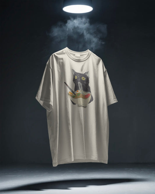 RAMEN CAT OVERSIZED TEE