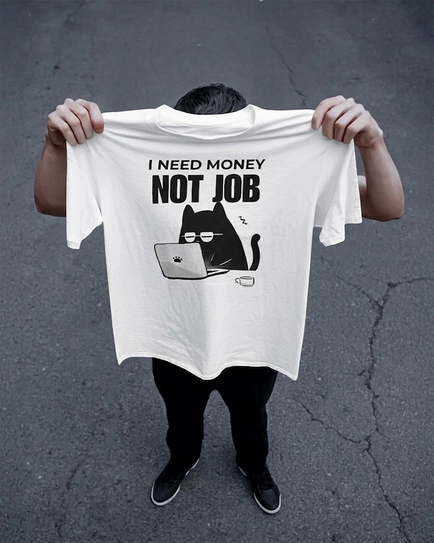 SARCASTIC CAT SUPIMA TEE